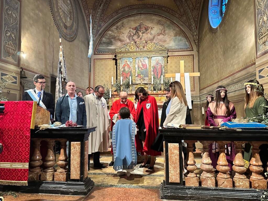 Cerimonia d'investitura della reggenza, contrada Sant'Erasmo