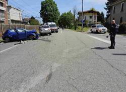 incidente sempione gallarate polizia locale