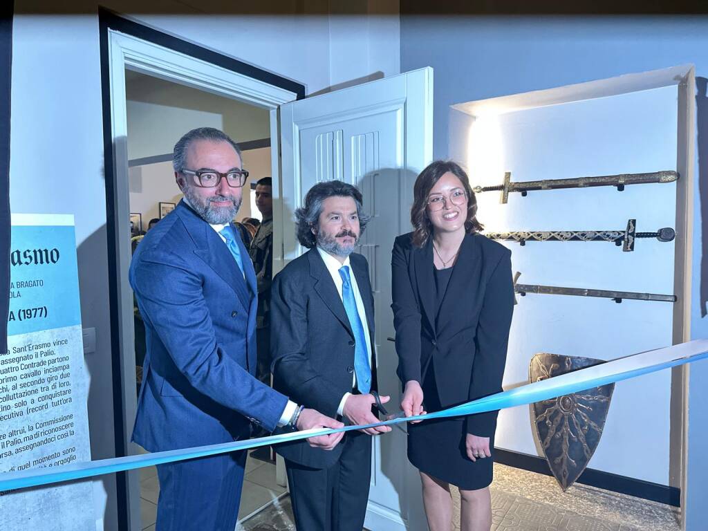 La contrada Sant'Erasmo inaugura la Galleria 