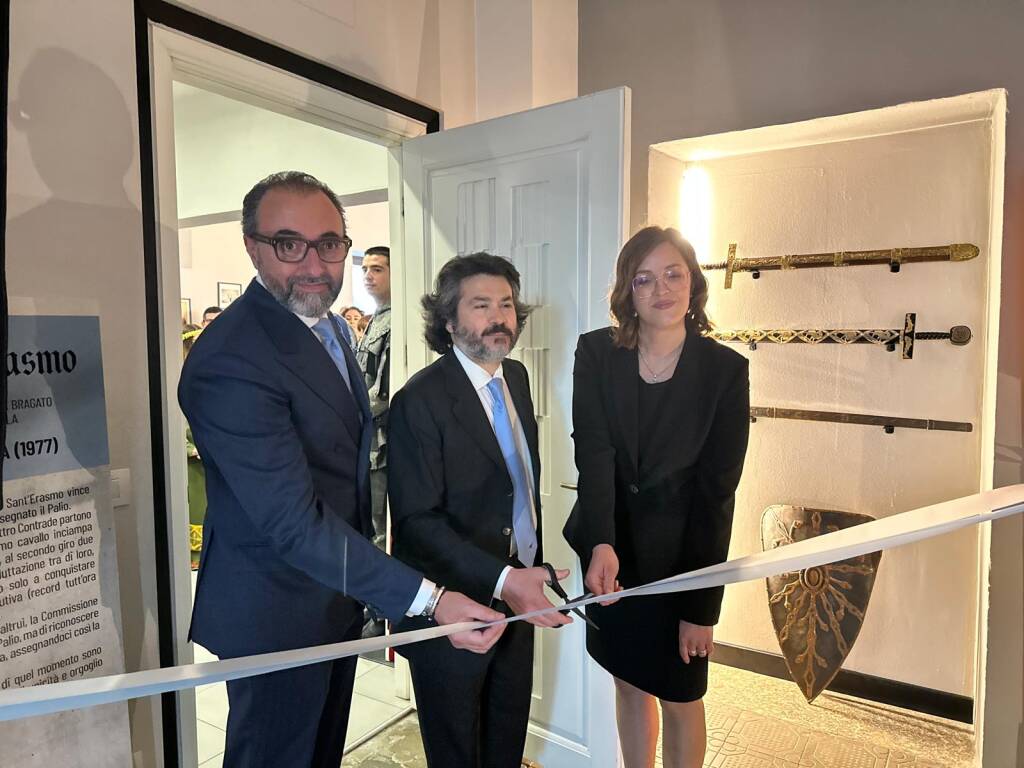 La contrada Sant'Erasmo inaugura la Galleria 