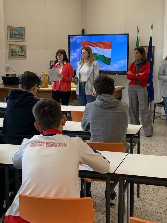 Studenti ungheresi al Bernocchi di Legnano 
