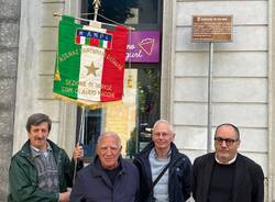 Una targa per Camillo Lucchina a Varese